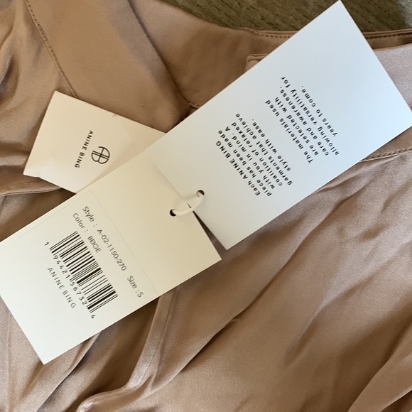 Anine Bing beige long sleeve dress - Picture 10 of 11